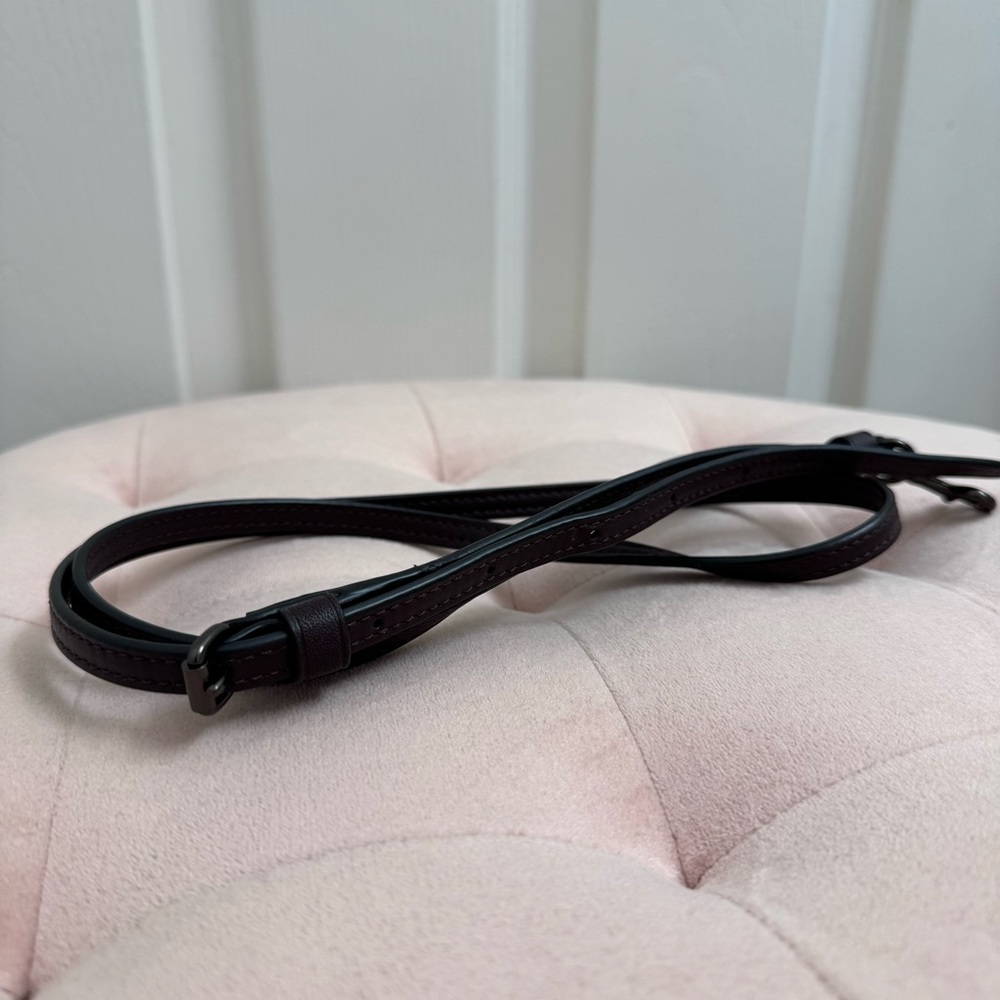 Coach Oxblood Skinny Leather Replacement Strap